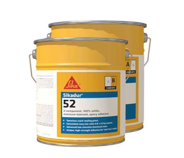 Image of Sikadur 52 LV Injection Resin per Gallon in 3 Gallon Unit